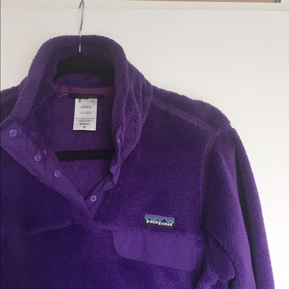 Patagonia Women's Purple Synchilla Pullover Fleece